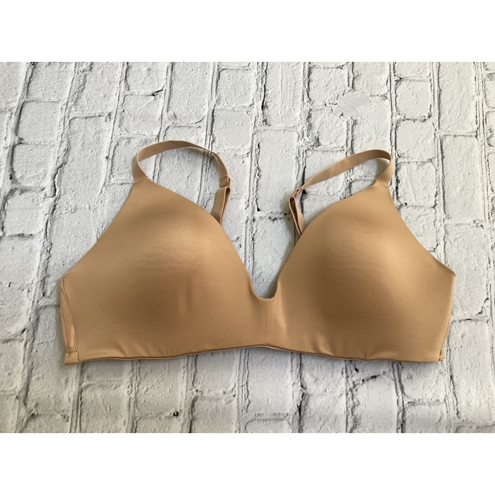 Skims Fits Everybody T-Shirt Bra Tan Nude Wireless Padded 40B